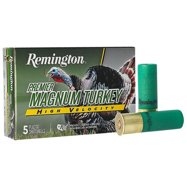 108418.jpg Remington Ammunition 28041 Premier Magnum Turkey High Velocity 12 Gauge 3.50" 2 oz 5 Shot 5 Per Box/ 20 Cs