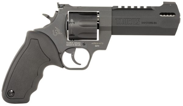 112902.jpg Taurus 2357051RH Raging Hunter 357 Mag 7rd 5.12" Matte Black Oxide Steel Black Rubber with Integrated Red Cushion Insert Grip
