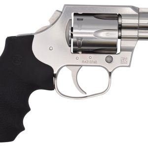 113545.jpg Colt Mfg KCOBRASB2BB King Cobra Carry 357 Mag 6 Shot 2" DAO Brushed Stainless Steel Barrel, Cylinder & Frame, Black Hogue Rubber w/Finger Grooves Grip