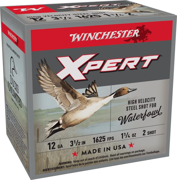 116665.jpg Winchester Ammo WEX12LM2 Super X Xpert High Velocity 12Gauge 3.50" 1 1/4oz 2Shot 25 Per Box/10 Case