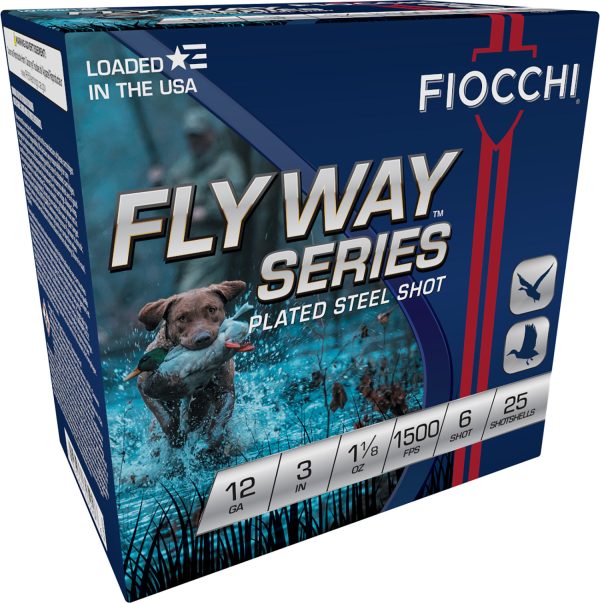 116794.jpg Fiocchi 123ST6 Flyway 12Gauge 3" 1 1/8oz 6Shot 25 Per Box/10 Case