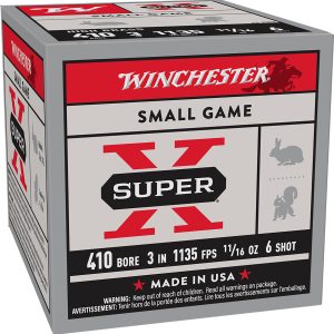 116939.jpg Winchester Ammo X4136 Super X Heavy Game Load High Brass 410Gauge 3" 11/16oz 6Shot 25 Per Box/10 Case