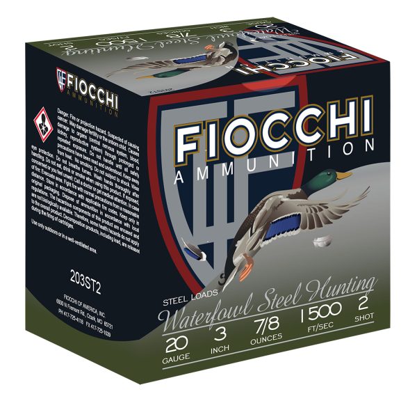 117529.jpg Fiocchi 203ST2 Flyway 20Gauge 3" 7/8oz 2Shot 25 Per Box/10 Case