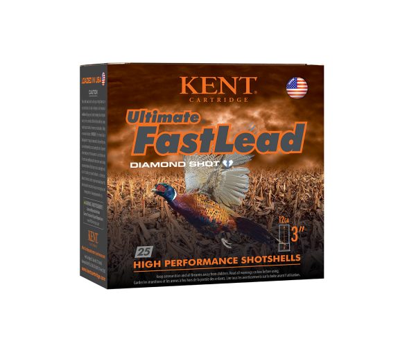 117953-1.jpg Kent Cartridge K123UFL505 Ultimate Fast Lead 12Gauge 3" 1 3/4oz 5Shot 25 Per Box/10 Case