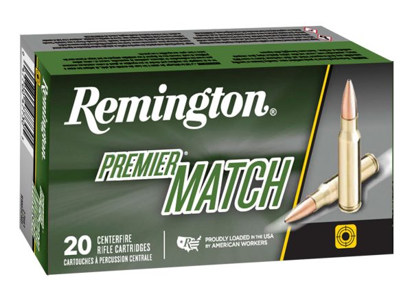 118444.jpg Remington Ammunition 27673 Premier Match 6.5PRC 140gr Berger Open Tip Match 20 Per Box/10 Case