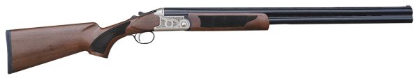 130171.jpg Pointer KAR1228 Acrius Full Size 12 Gauge Break Open 3" 2rd 28" Black Over/Under Vent Rib Barrel, Nickel Steel Laser Etched Receiver, Fixed Turkish Walnut Stock, Ambidextrous