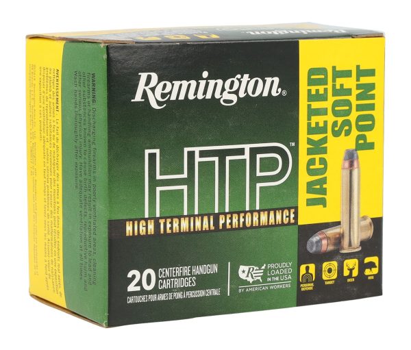 Remington Ammunition 23000 HTP  41RemMag 210gr Jacketed Soft Point 20 Per Box/25 Case