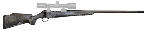 143569.jpg Fierce Firearms FCRG65PRC22TP Carbon Rage Full Size 6.5 PRC 3+1 22" Black C3 Carbon Fiber Barrel, Tungsten Gray Cerakote Titanium Receiver, Phantom Camo Fixed Fierce Tech C3 Stock, Right Hand