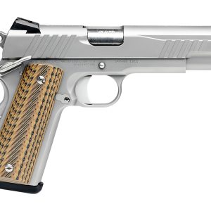 150556.jpg Savage Arms 67202 1911 Government 45 ACP 8+1 5" Stainless Steel Target Crown Barrel, Stainless Steel Serrated Slide, Matte Stainless Steel Frame w/Beavertail, Ambidextrous