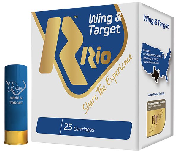 163236.jpg Rio Ammunition WT288 Wing & Target 12Gauge 2.75" 1oz 8Shot 25 Per Box/10 Case