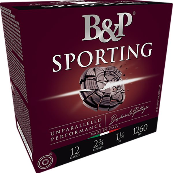 167973.jpg B&p Ammunition 12B1SC85 Sporting Clay 12Gauge 2.75" 1oz 8.5Shot 25 Per Box/10 Case