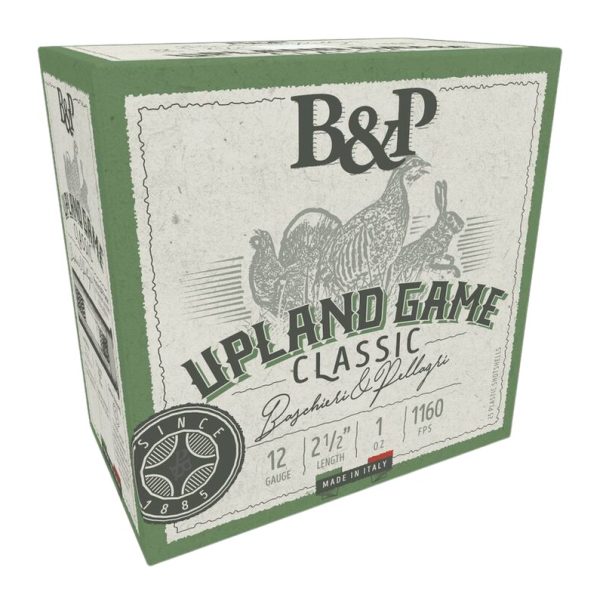 168017.jpg B&p Ammunition 12B1UP75 Upland Game Classic 12Gauge 2.50" 1oz 7.5Shot 25 Per Box/10 Case