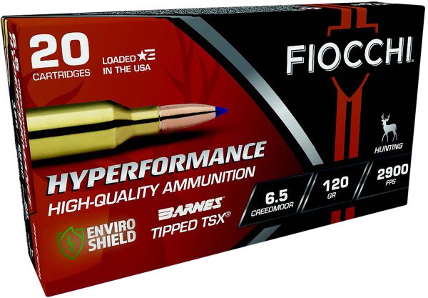 171654.jpg Fiocchi 65CMTTSX Hyperformance 6.5Creedmoor 120gr Barnes Tipped TSX 20 Per Box/10 Case