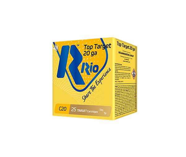 174736.jpg Rio Ammunition TT208 Top Target 20Gauge 2.75" 7/8oz 8Shot 25 Per Box/10 Case