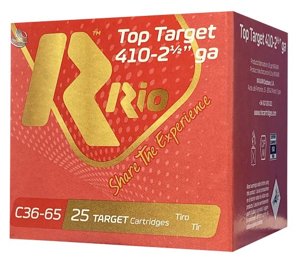 174737.jpg Rio Ammunition RC369 Top Target 410Gauge 2.50" 9Shot 25 Per Box/10 Case