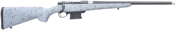 176246.jpg Howa HCE6ARCGRY 1500 Carbon Elevate 6mm ARC 20" Carbon Fiber Wrapped Threaded Barrel, Black Drilled & Tapped Steel Receiver, Fixed Stocky's Gray w/Black Webbing Synthetic Stock, Right Hand