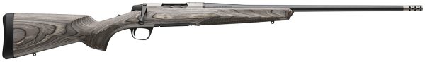 176468.jpg Browning 036092211 X-Bolt 2 Hunter Full Size 243 Win 4+1 22" Matte Blued Threaded Sporter Barrel, Drilled & Tapped Stainless Steel Receiver, Fixed Gray Laminate Stock, Radial Muzzle Brake