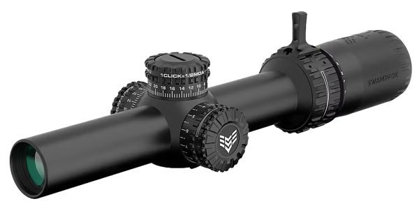 178884.jpg Swampfox Optics ARH11024M Arrowhead Black 1-10x24mm 30mm Tube Guerrilla Dot MOA Red Reticle