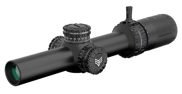 178886.jpg Swampfox Optics ARH11024RL Arrowhead Black 1-10x24mm 30mm Tube Guerrilla Dot MIL Red Reticle