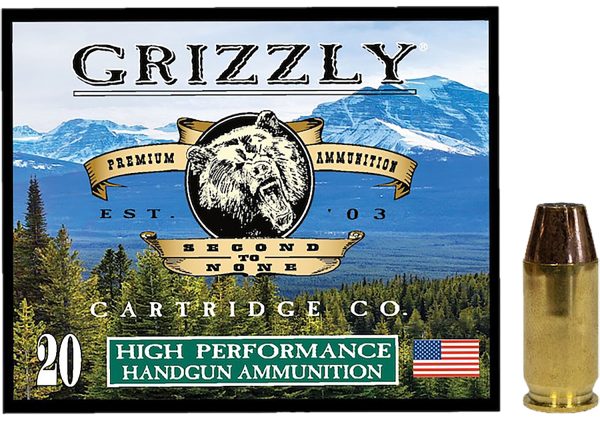 179702.jpg Grizzly Ammo GC45A+P8 45ACP+P 230gr Jacketed Hollow Point 20 Per Box/10 Case