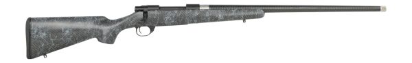 180446.jpg Howa HCE65PRCGW 1500 Carbon Elevate 6.5 PRC 4+1 24" Wrapped Carbon Fiber Threaded Barrel, Blued Drilled & Tapped Steel Receiver, Fixed Stocky's Black w/Gray Webbing Carbon Fiber Stock, Right Hand