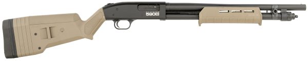 181498.jpg Mossberg 51608 590S Compact 12 Gauge Pump 3" 9+1 18.50" Drilled & Tapped Receiver, Synthetic Stock