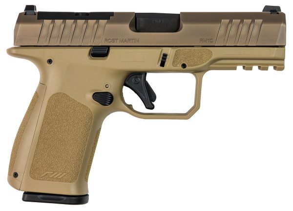 182313.jpg Rost Martin RM1CMOVOSP10 RM1C 9mm Luger 10+1 4" Black Optic Ready/Serrated Slide Black