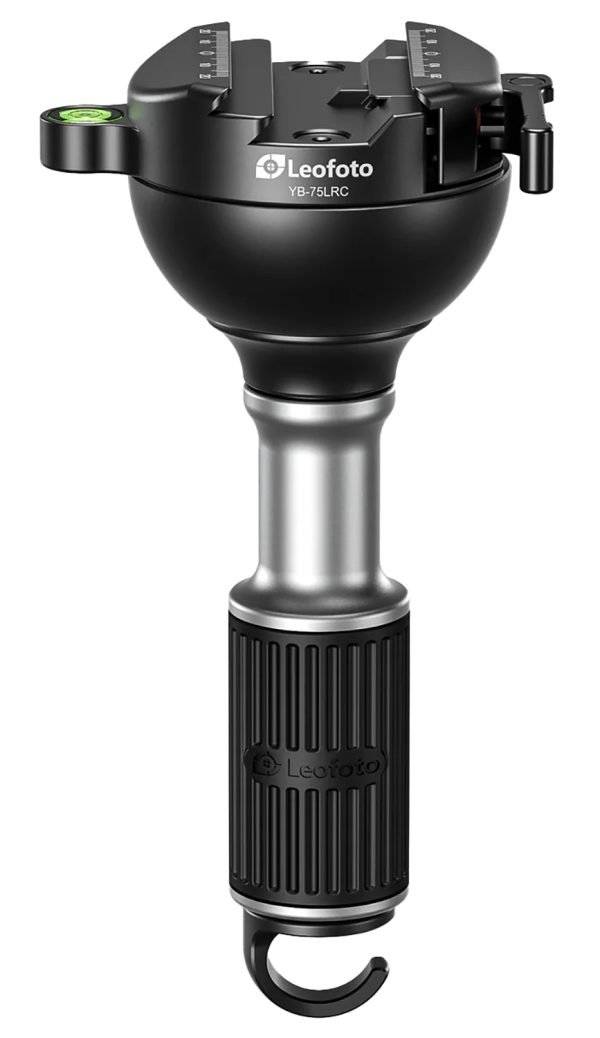 184680.jpg Leofoto Usa YB-75LRC YB-75LRC Tripod Head Black Aluminum