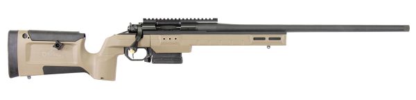 188332.jpg Larue Tactical LTKRGSIETE65CM23FDE 6.5 Creedmoor 23" Threaded Barrel, Picatinny Rail Receiver, Larue KRG Bravo Gray Polymer Chassis