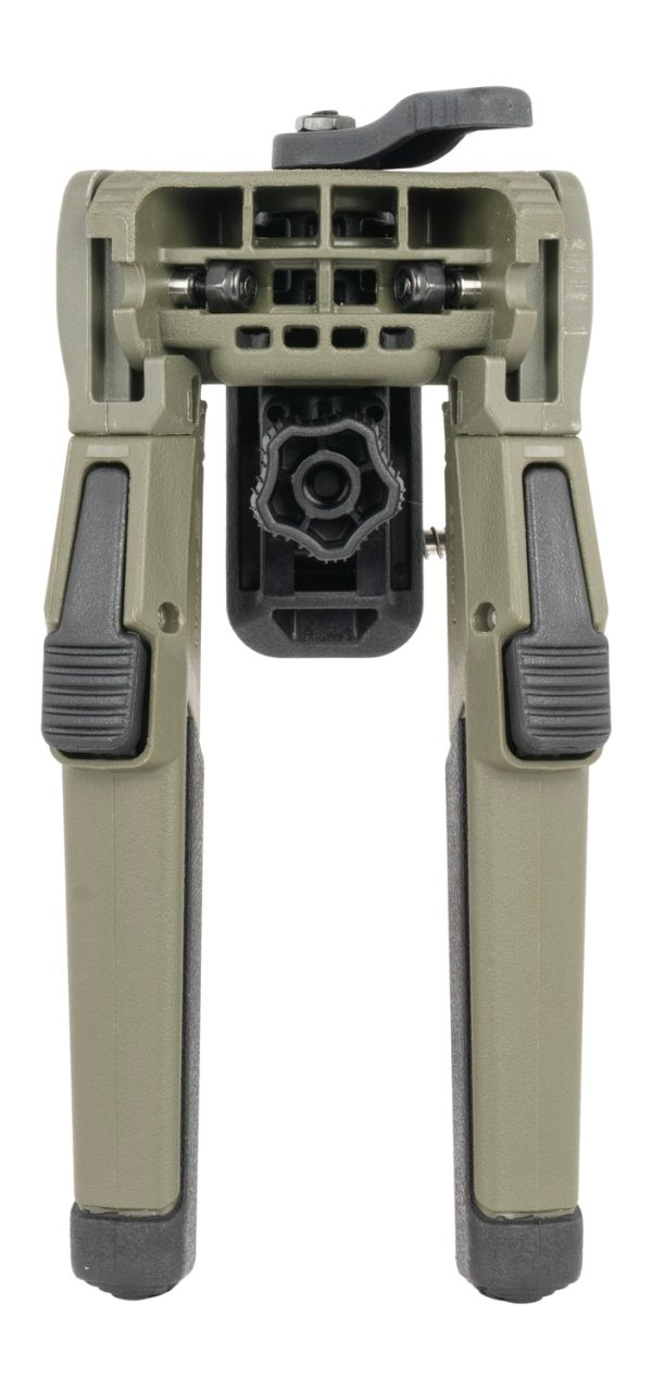 190058.jpg Savage Arms 56451 Sling Swivel Bipod 7.20"-10" High Green Polymer
