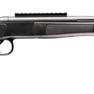 192038.jpg CVA CP802 Scout XP 300 Blackout 1rd 11.50" Matte Stainless Steel Fluted Threaded Barrel, Picatinny Rail, Graphite Black XP Pistol Grip
