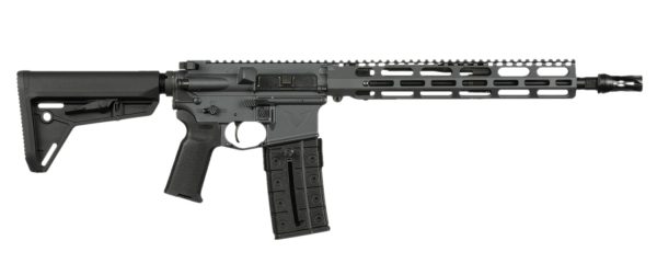 192265.jpg Vktr Industries V31100916622CA VK-1PW 5.56 NATO 10+1 13.70" Black Threaded Barrel, Sniper Gray Cerakote Aluminum Receiver w/Picatinny Rail, M-LOK Handguard, Black Magpul MOE SL Polymer Stock, Magpul K