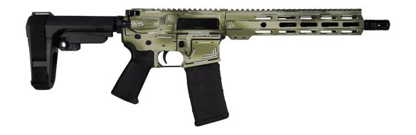 193722.jpg Shark Coast Tactical SCC07107ANOD-P Anime-15 5.56 NATO 30+1 10.50" Black Nitride Threaded Barrel, Aluminum Receiver w/Picatinny Rail, M-LOK Handguard, Polymer SB Tactical SBA3 Brace, Magpul MOE Grip,