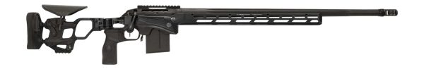 Cadex Inc CDXSSPRO6526CP20I2B1N CDX-SS Seven S.T.A.R.S. Pro 6.5 Creedmoor 10+1 26" Black DLC Fluted Threaded Barrel, Black Cerakote Receiver, ARCA Rail,  M-LOK Handguard, Black Adjustable Folding Butt