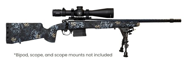 196829.jpg Horizon Firearms HRF-VNP-308W-24R-P Vandal Prime 308 Win 24" Black Chrome Spiral Fluted Threaded Barrel, Black Chrome Steel Receiver w/Picatinny Rail, Arca Rail Forend, Textured Iota EKO Carbon Fiber