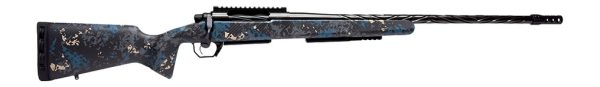 197422.jpg Horizon Firearms HRF-VP2-7PRC-22R Vandal Prime 2 7mm PRC 22" Black Chrome Chevron Fluted Threaded Barrel, Black Chrome Steel Receiver w/Picatinny Rail, Arca Rail Forend, Cobalt Basin Iota BKH Carbon F