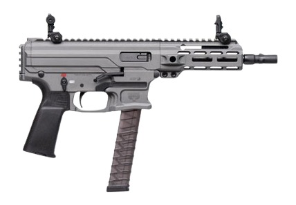 200761.jpg Panzer Arms PAARP9PCCTG ARP9 9mm Luger 33+1 6.50" Black Barrel, Tactical Gray Aluminum Receiver w/Picatinny Rail, Rear Picatinny Rail, Black Polymer Grip, Ambidextrous