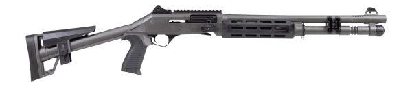 200775.jpg Panzer Arms PAM4CSDGMFSS M4 Speed Pro 12 Gauge Semi-Auto 3" 5+1 18.50" Black Ported Barrel, Black Aluminum Receiver w/Picatinny Rail, M-LOK Handguards, Black Skeleton w/Pistol Grip, Ambidextrous