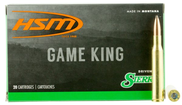 20825.jpg HSM 27012N Game King 270 Win 130 gr Sierra GameKing Spitzer Boat Tail 20 Per Box/ 20 Case