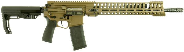 24048.jpg Patriot Ordnance Factory 01145 P415 Edge 223 Rem,5.56x45mm NATO 16.50" 30+1 Burnt Bronze Rec Black 6 Position MFT Stock/Grip