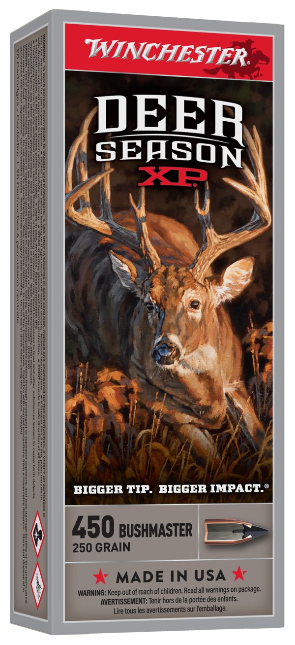 46612.jpg Winchester Ammo X450DS Deer Season XP 450Bushmaster 250gr Extreme Point 20 Per Box/10 Case