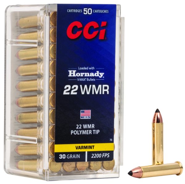 49834.jpg CCI 0073 VMAX 22WMR 30gr Hornady V-Max 50 Per Box/40 Case