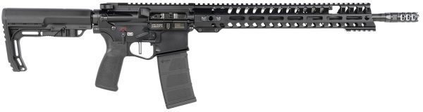 5169.jpg Patriot Ordnance Factory 00856 Renegade + 5.56x45mm NATO 16.50" 30+1 Black Hard Coat Anodized Black Nitride 6 Position MFT Stock Black Polymer Grip
