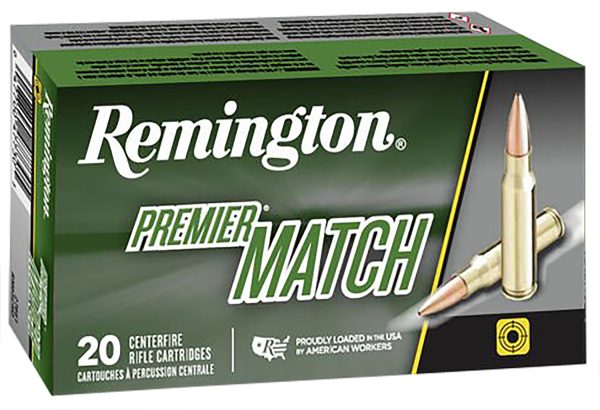 53155.jpg Remington Ammunition 21486 Premier Match 308Win 175gr Sierra MatchKing BTHP 20 Per Box/10 Case