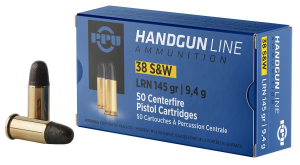 Exclusive Mockups for Branding and Packaging Design PPU PPH38SW Handgun 38S&W 145gr Lead Round Nose 50 Per Box/20 Case