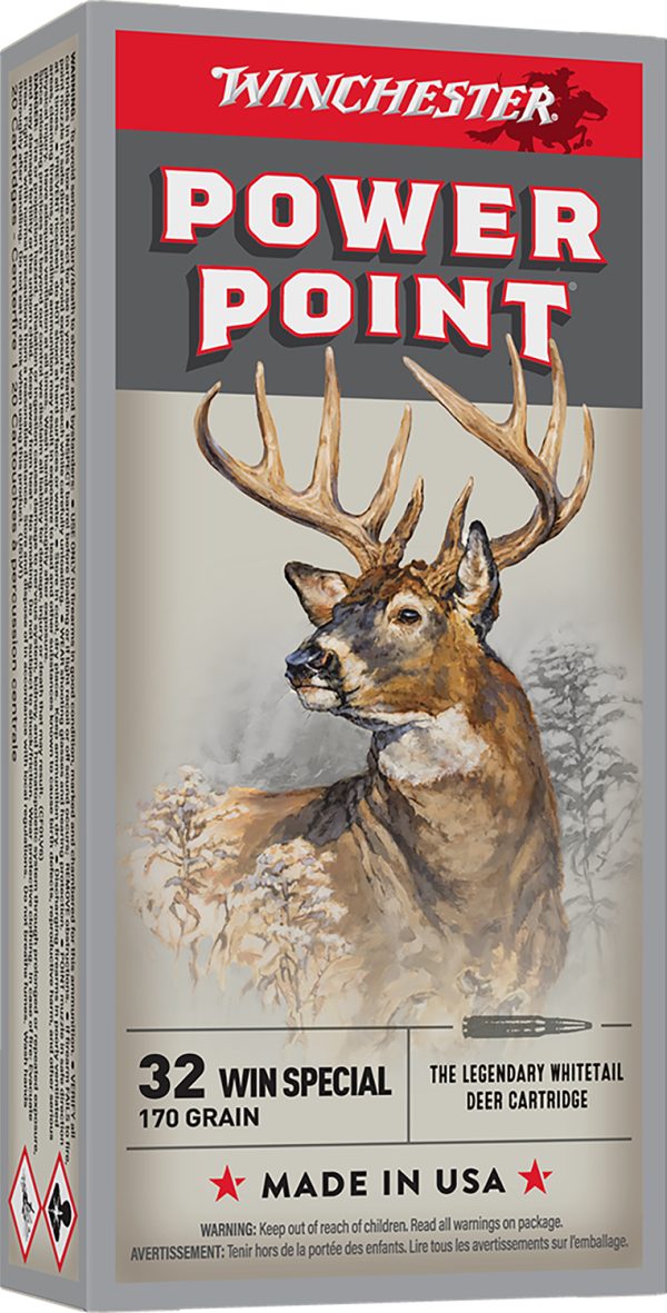 65205.jpg Winchester Ammo X32WS2 Power-Point 32WinSpecial 170gr 20 Per Box/10 Case