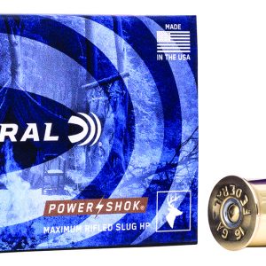 65642.jpg Federal F164RS Power-Shok Shotshell 16Gauge 2.75" 7/8oz RifledSlug Shot 5 Per Box/50 Case