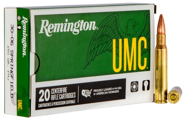 66862.jpg Remington Ammunition 23699 UMC 30-06Springfield 150gr Full Metal Jacket 20 Per Box/10 Case
