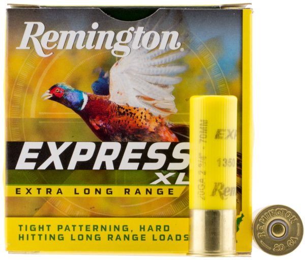9144.jpg Remington Ammunition 20183 Express XLR 20Gauge 2.75" 7/8oz 7.5Shot 25 Per Box/10 Case