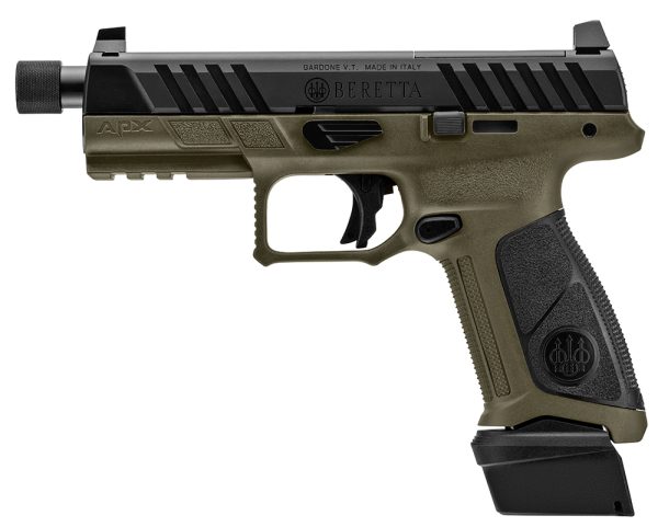 BER APX A1 FULL SIZE TAC 9MM 4.8 ODG/BLK 3 21RD
